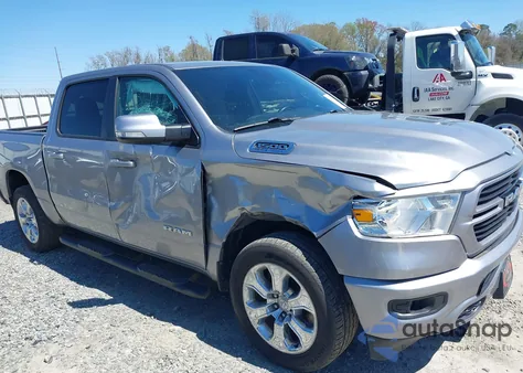 2021 Ram 1500 Big Horn 4X4 5'7 Box z USA, uszkodzony, nr VIN 1C6SRFFT0MN758262